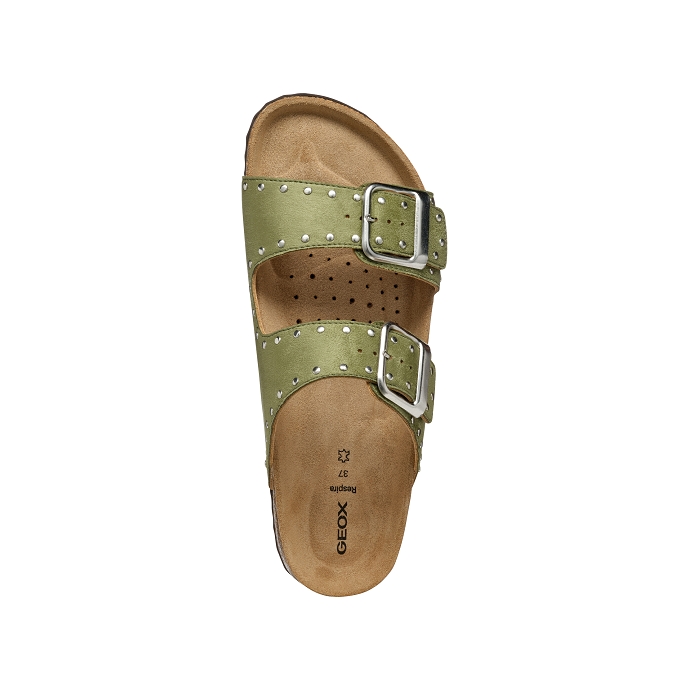 Geox mule d55y3i kaki1180901_5