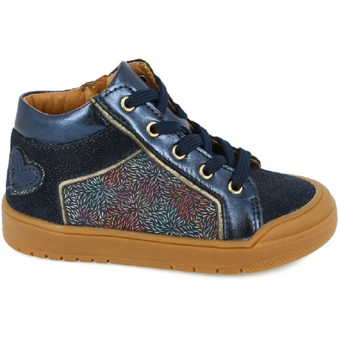 Bellamy chaussure a lacets cora bleu