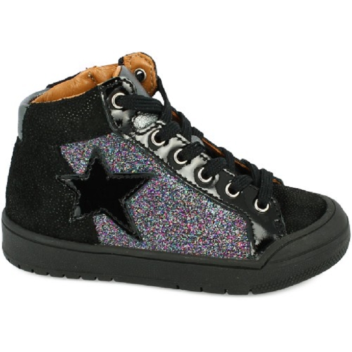 Bellamy chaussure a lacets jerki noir
