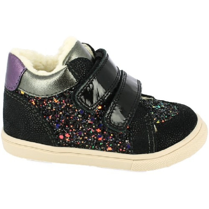 Bellamy chaussure a velcro noela noir