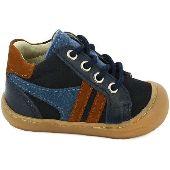 Bellamy chaussure a lacets liliano bleu