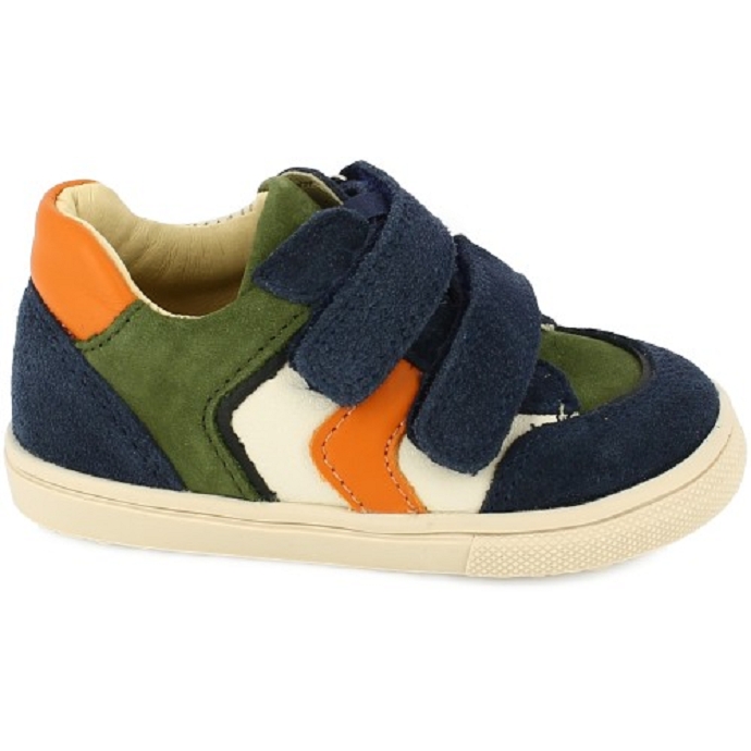 Bellamy chaussure a velcro cirano bleu