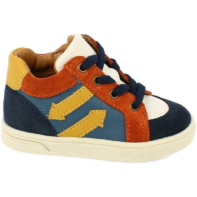Bellamy chaussure a lacets luc blanc multi