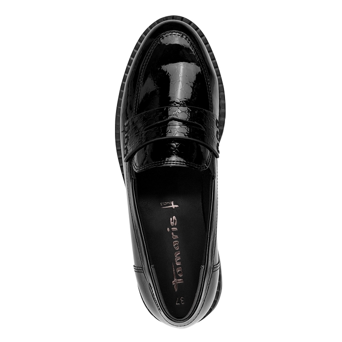 Tamaris mocassin 1.24312.41.087 noir vernis1202301_5