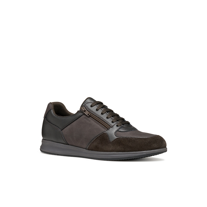 Geox basket u56h5a brun