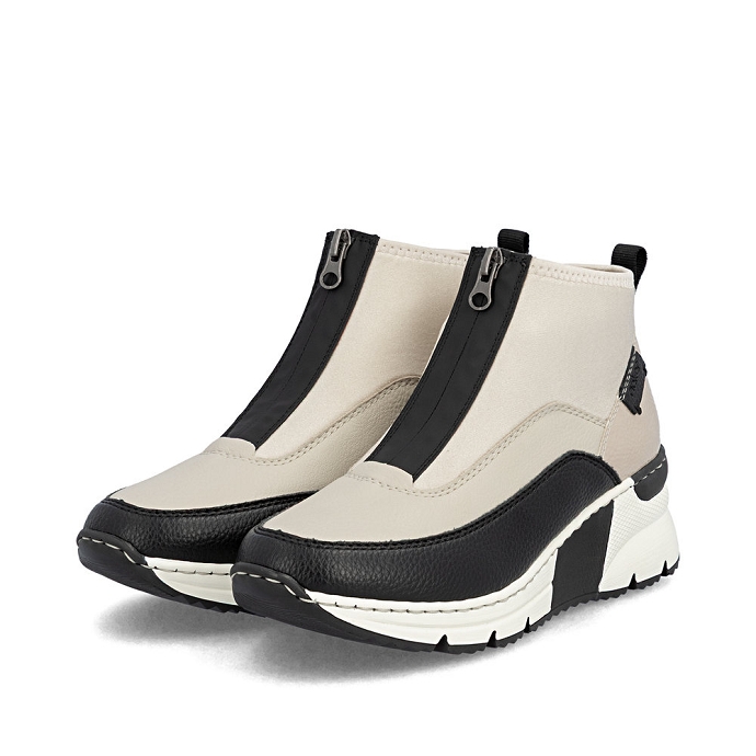 Rieker basket n6352.60 creme