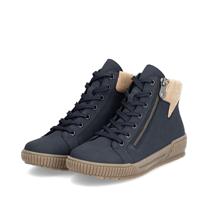 Rieker basket n0709.15 bleu