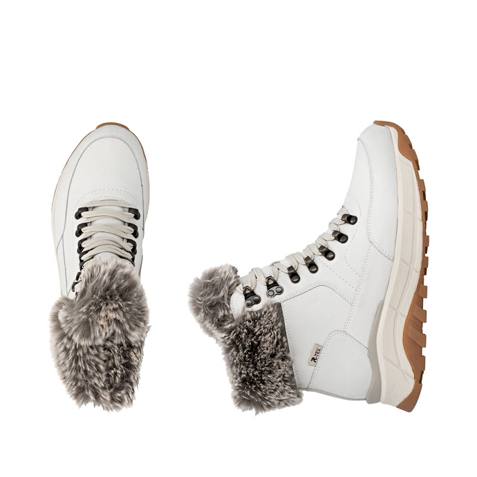 Rieker bottine w0063.80 blanc1231001_3