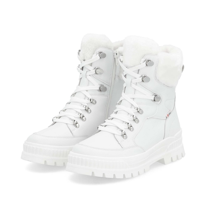 Rieker bottine w2174.80 blanc