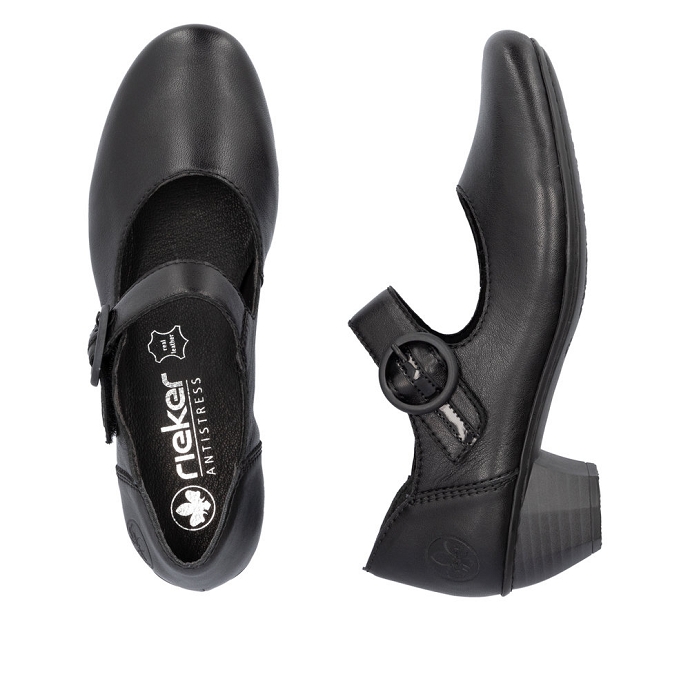 Rieker chaussure a bride 41756.00 noir1235301_3