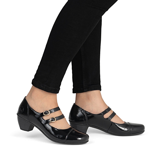 Rieker chaussure a bride 41758.00 noir1235401_2
