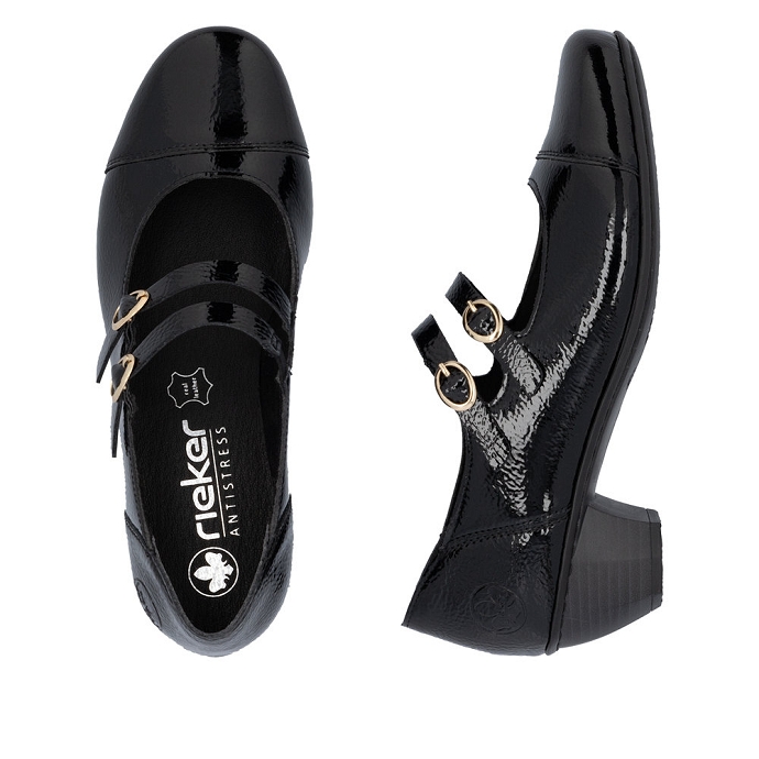 Rieker chaussure a bride 41758.00 noir1235401_3