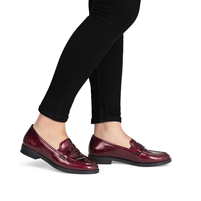 Rieker mocassin 46254.33 rouge1237101_2