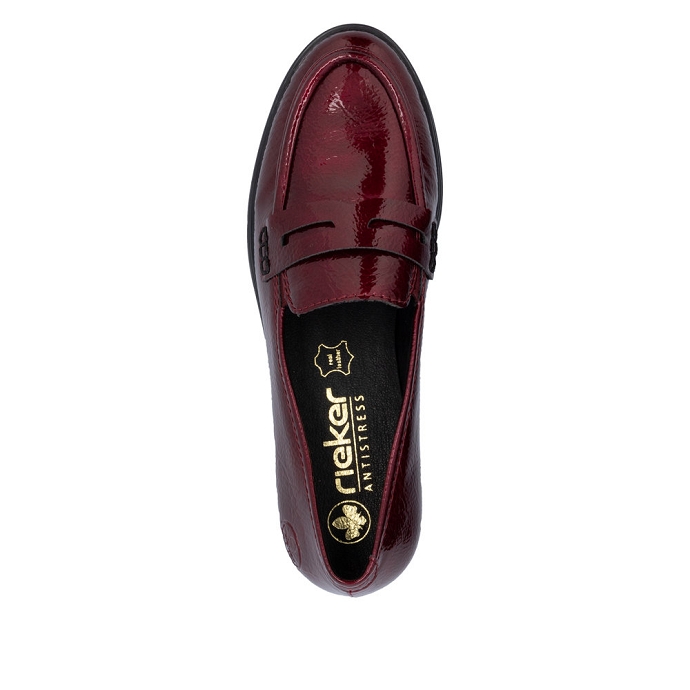 Rieker mocassin 46254.33 rouge1237101_4
