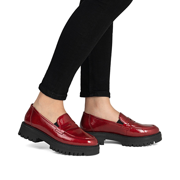 Rieker mocassin 47550.33 rouge1237401_2