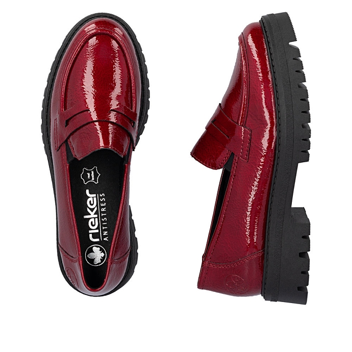 Rieker mocassin 47550.33 rouge1237401_3