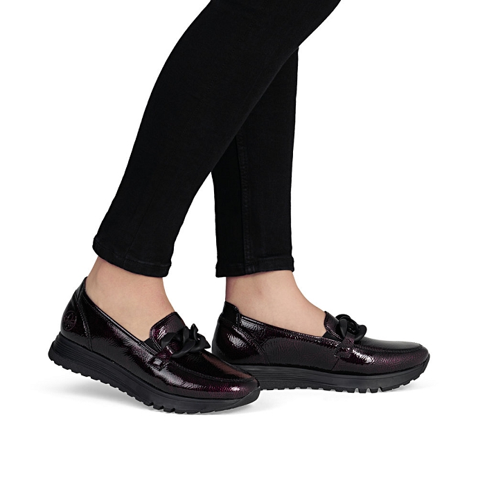 Rieker mocassin 49051.35 rouge1238001_2