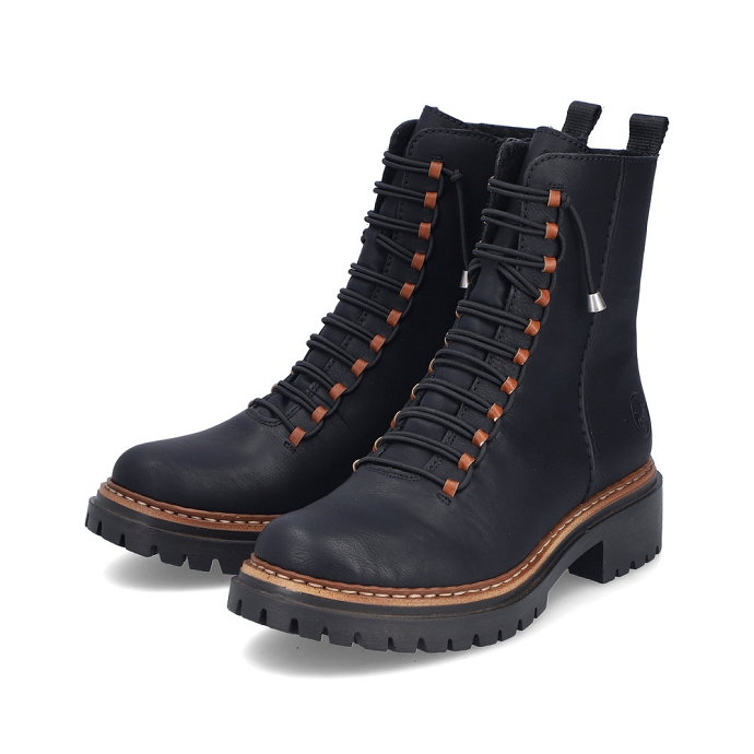 Rieker bottine 72653.00 noir