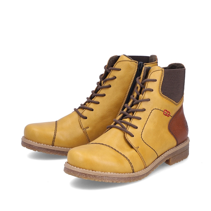 Rieker bottine 73522.68 jaune