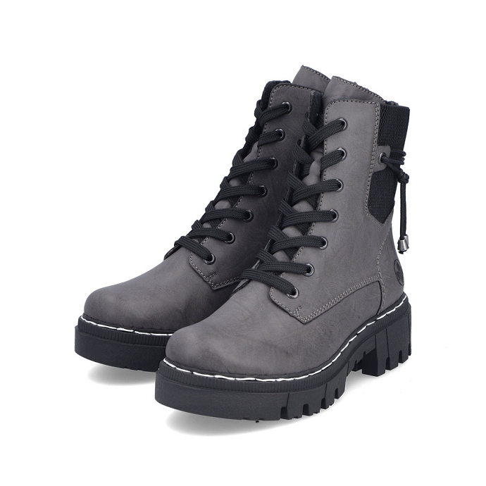 Rieker bottine 74031.45 gris