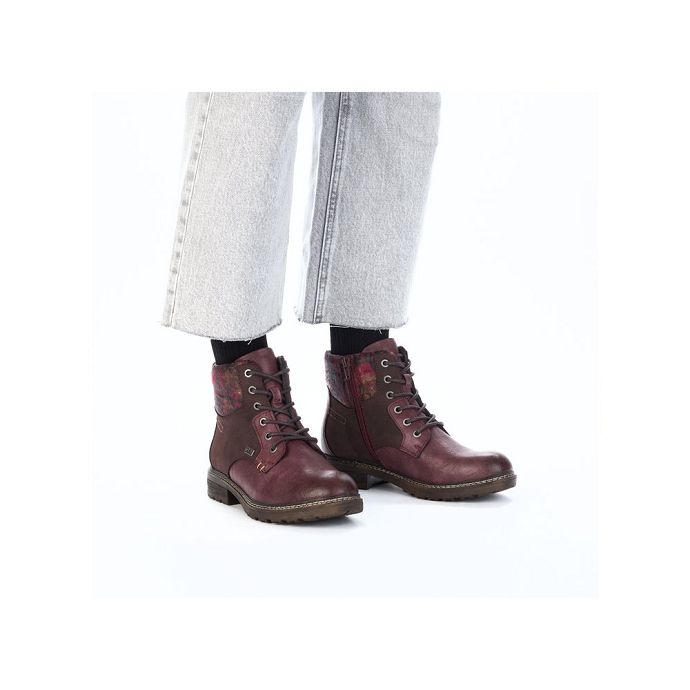 Rieker bottine 94712.35 rouge1245401_2