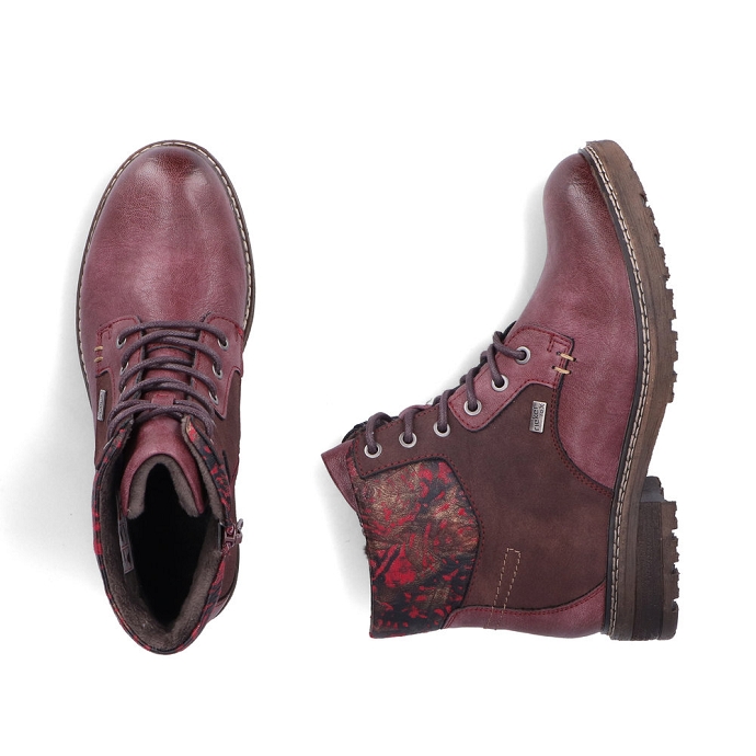 Rieker bottine 94712.35 rouge1245401_4