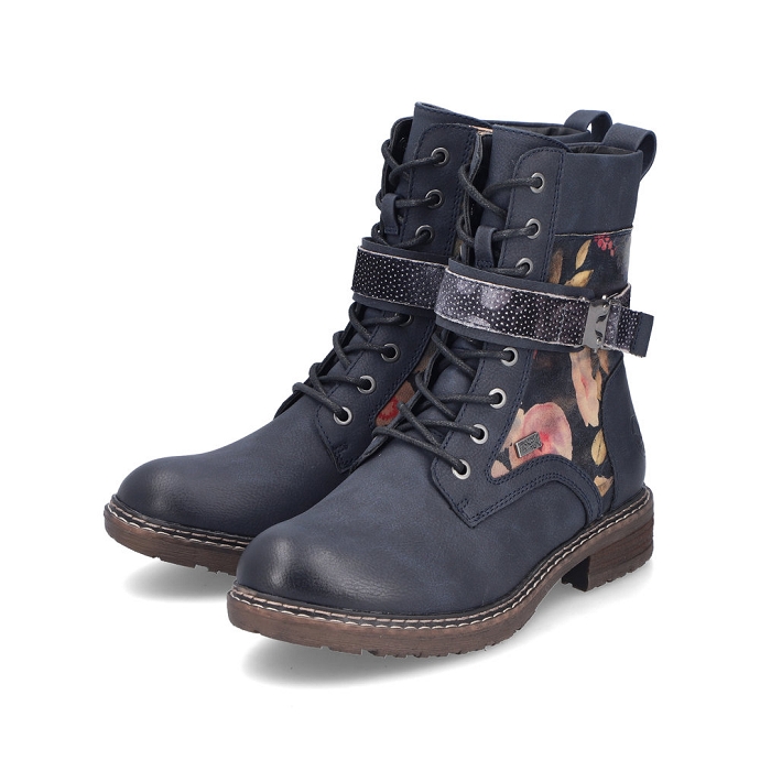 Rieker bottine 94722.14 bleu