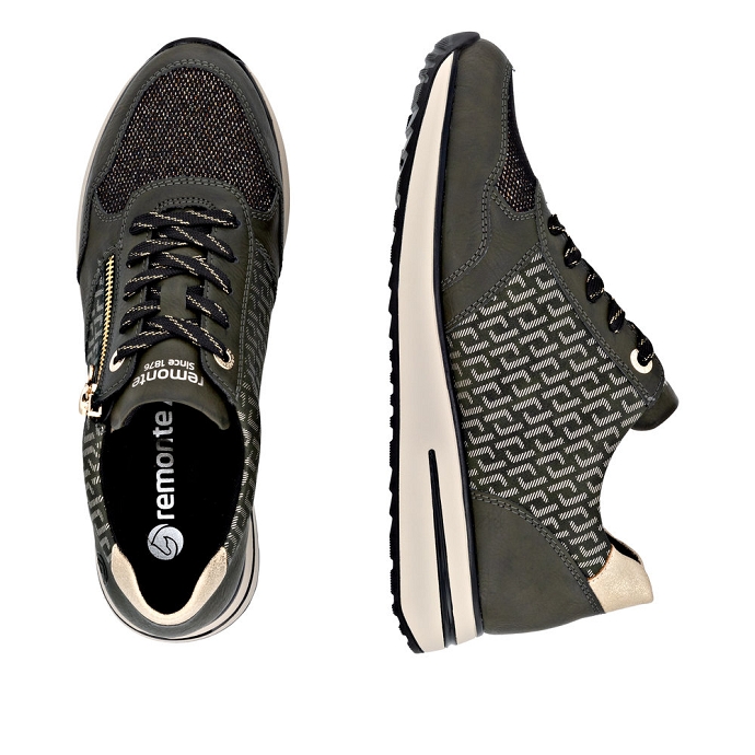 Remonte basket d1g08.54 kaki1254601_4