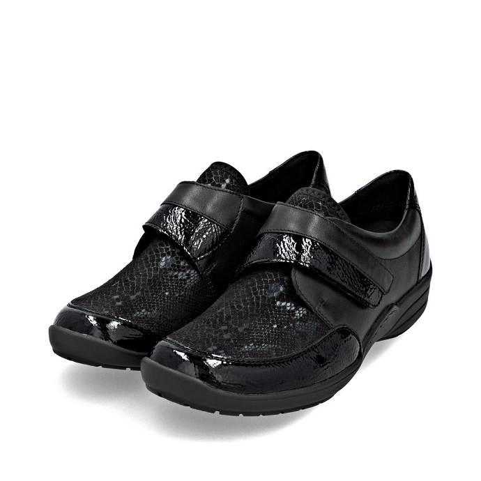 Remonte chaussure a velcro r7600.00 noir