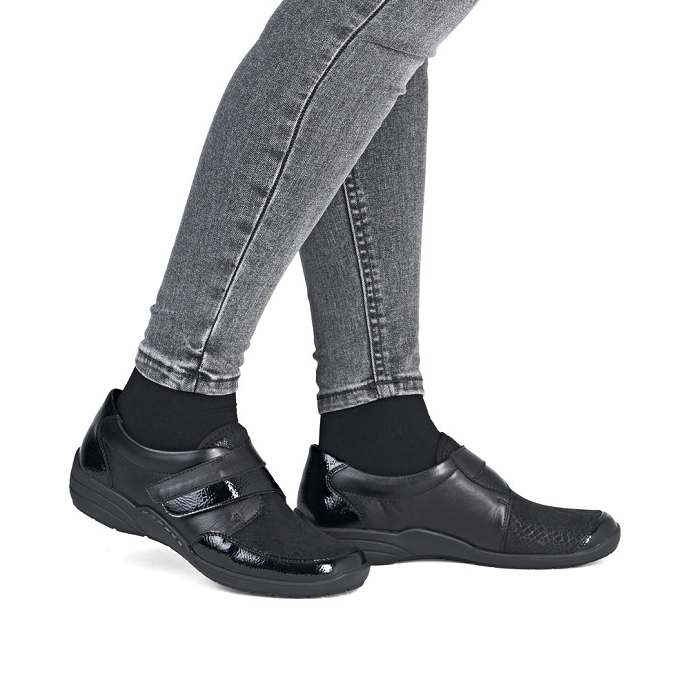 Remonte chaussure a velcro r7600.00 noir1257601_2