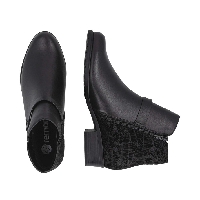 Remonte bottine d6894.00 noir1261601_3