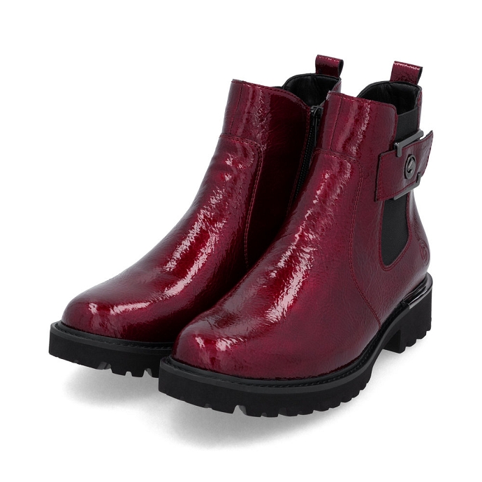 Remonte bottine d8684.33 rouge