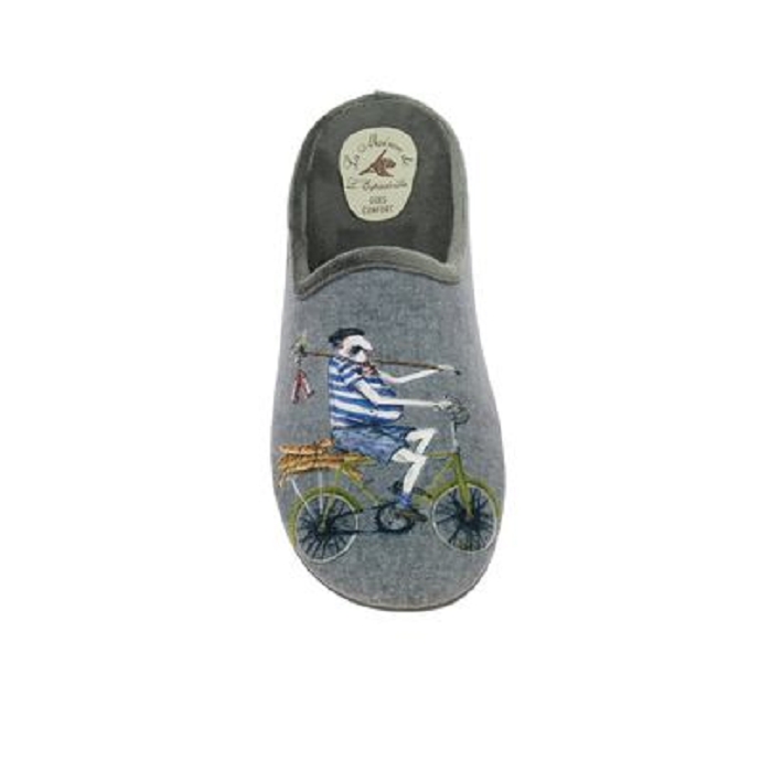 Maison de l espadrille chausson 6743.8 gris