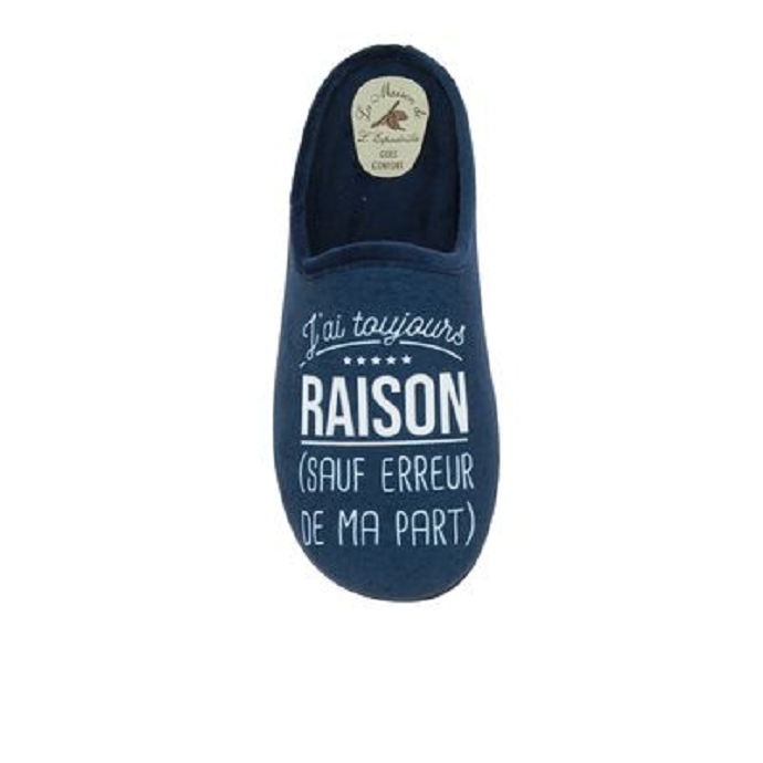 Maison de l espadrille chausson 107.8 bleu