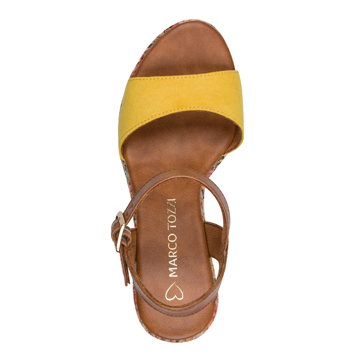 Marco tozzi sandale 2.28008.42.639 jaune1316901_2