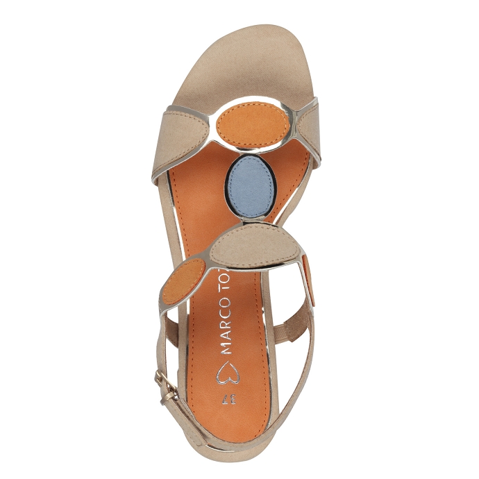 Marco tozzi sandale 2.28230.42.423 beige multi1317201_2