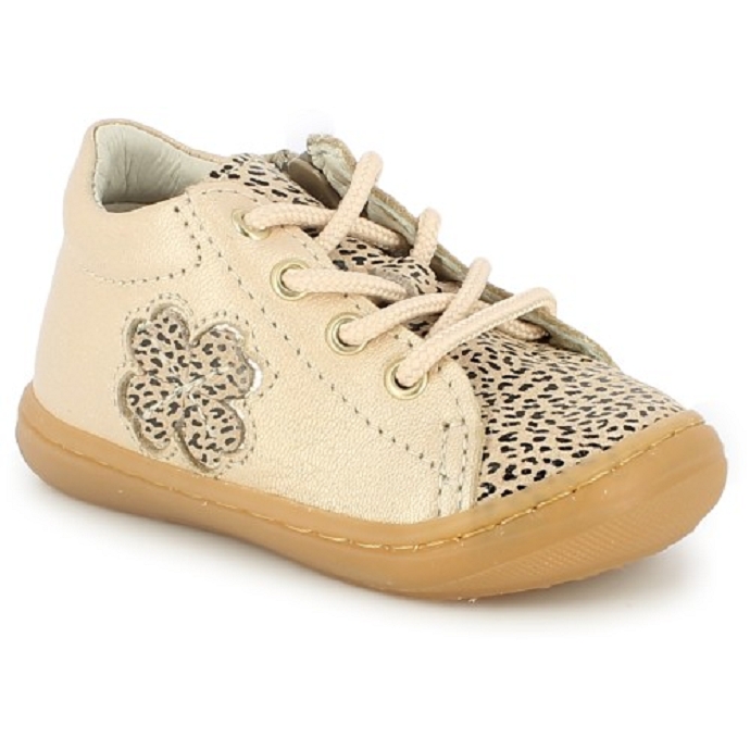 Bellamy chaussure a lacets juju zip rose