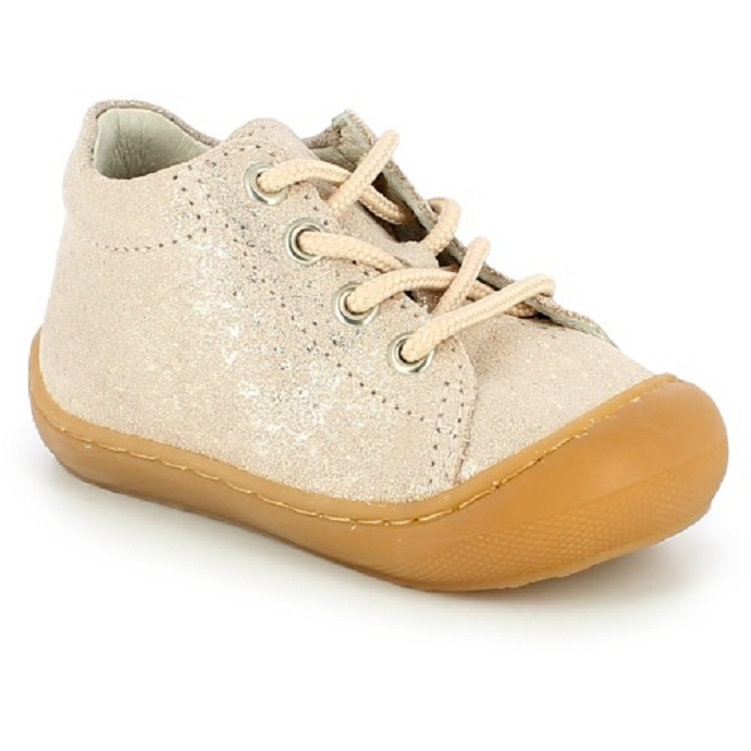 Bellamy chaussure a lacets sirene rose