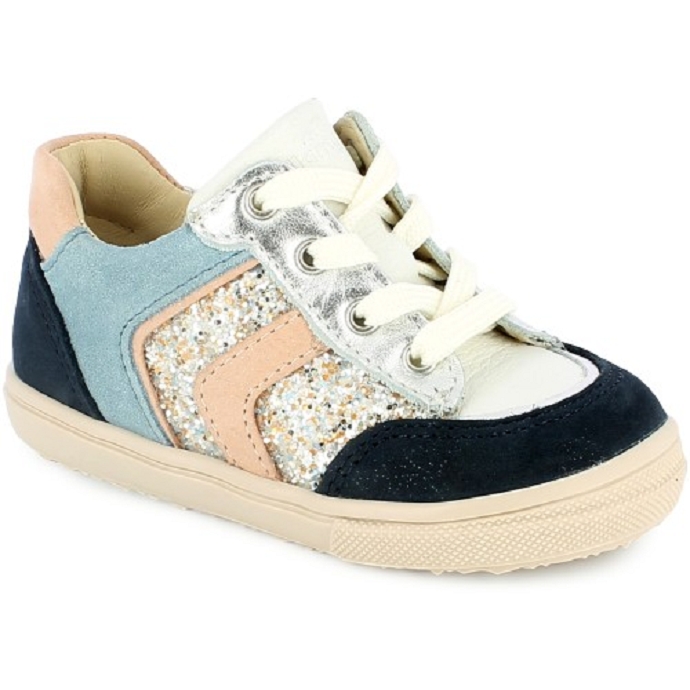 Bellamy chaussure a lacets copi bleu