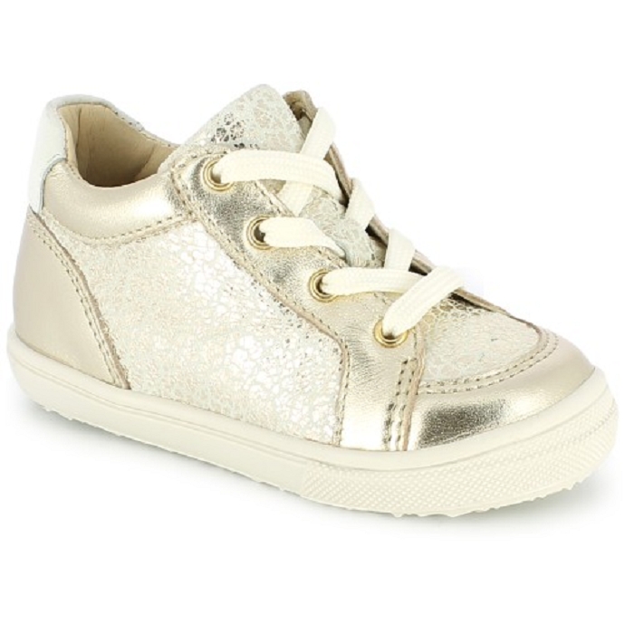 Bellamy chaussure a lacets noel or