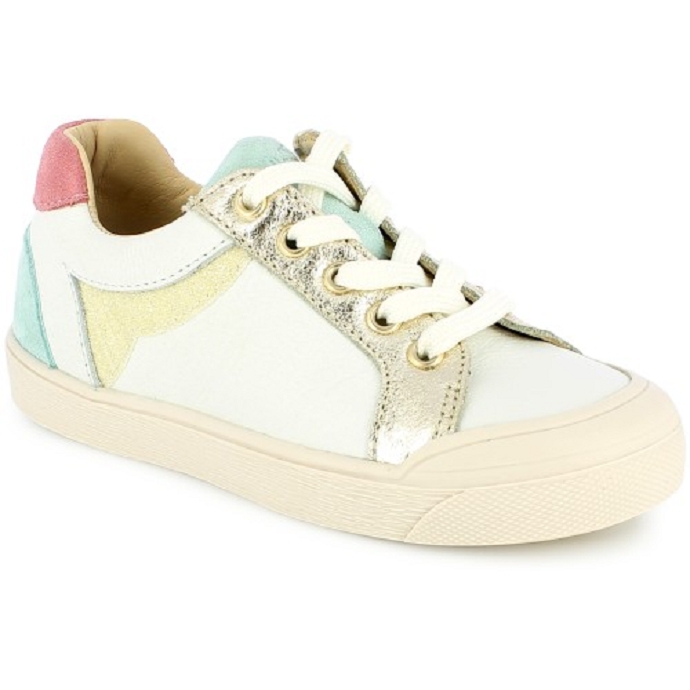 Bellamy chaussure a lacets tchac blanc