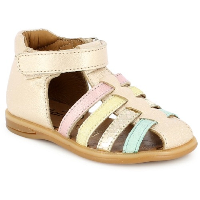 Bellamy sandale paillette beige