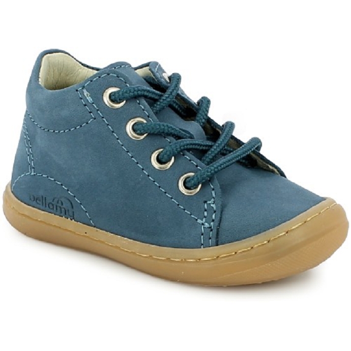 Bellamy chaussure a lacets doudou bleu