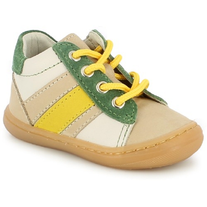 Bellamy chaussure a lacets benoi jaune