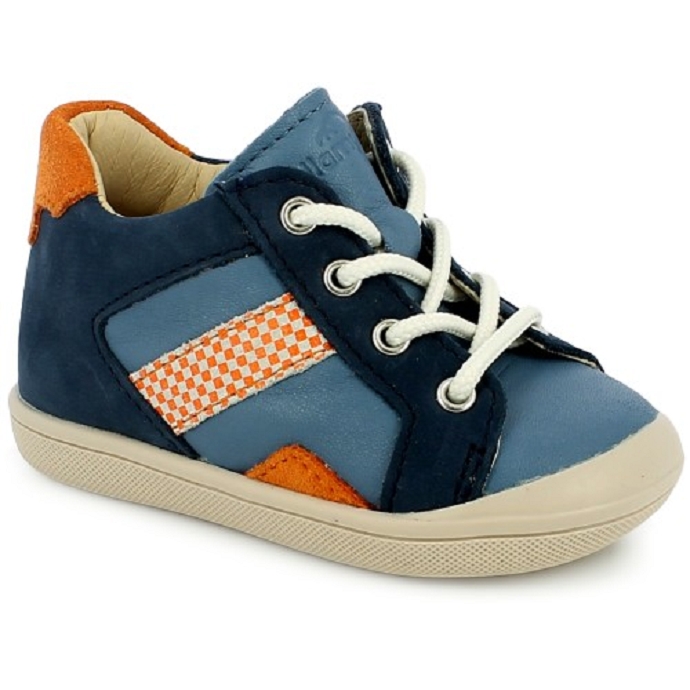 Bellamy chaussure a lacets gabin bleu