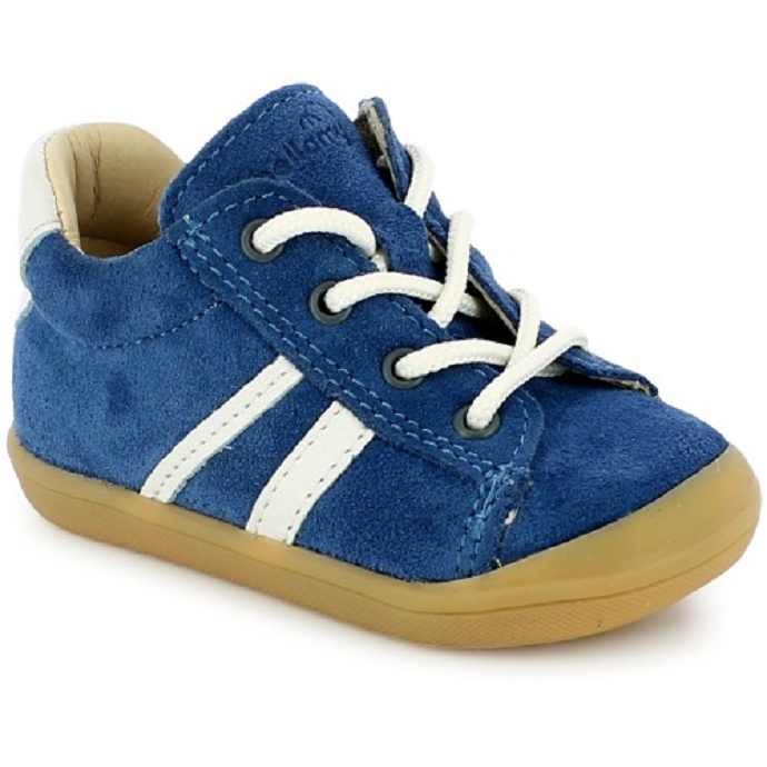 Bellamy chaussure a lacets verso bleu