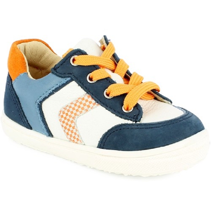 Bellamy chaussure a lacets carl bleu