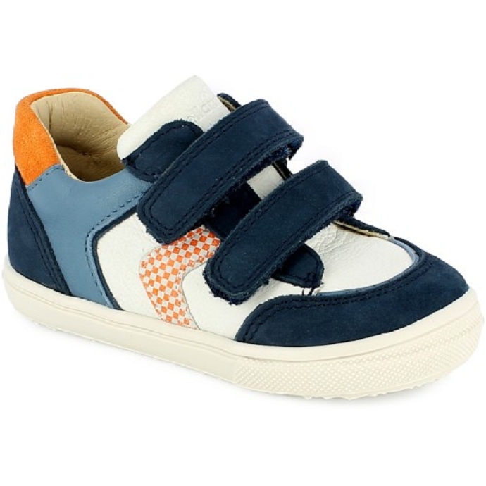 Bellamy chaussure a velcro cirano bleu