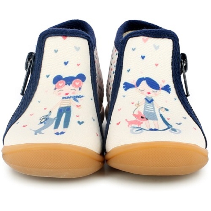 Bellamy chausson perine bleu