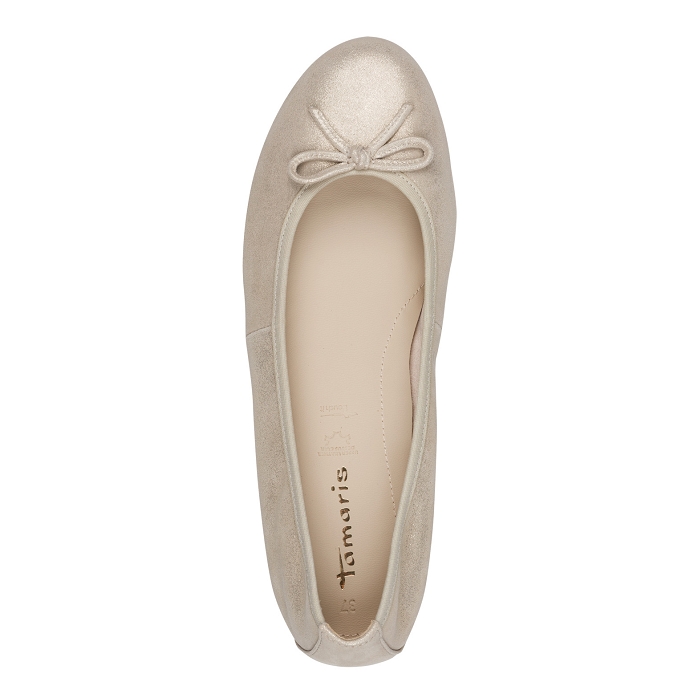 Tamaris ballerine 1.22116.41.179 champagne1351701_2